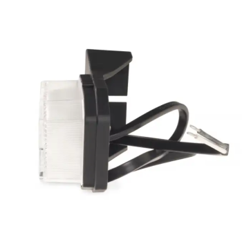 Lampa obrysowa biała LED z odblaskiem, uchwytem kątowym i przewodem 2x0,75 mm²